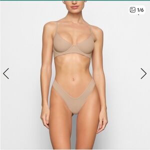 SKIMS fit everybody Demi Bra in Clay